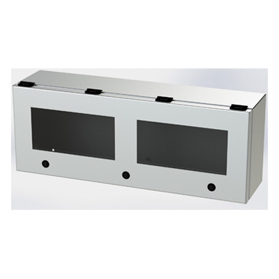 Saginaw Control & Engineering SCE-L9246ELJWSS 9x24x6" 304 Stainless Steel Wall Mount Electrical Enclosure