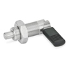 J.W. Winco 612-10-M16X1.5-BK-NI Stainless Steel Indexing PLunger with Cam Action