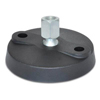J.W. Winco 8TA05K 1.97 inch Nylon Base Leveling Mount, 1/2 x 13 Tapped Hole