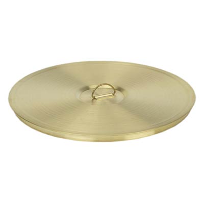 8" Brass Test Sieve Pan Cover with Ring | 8488 